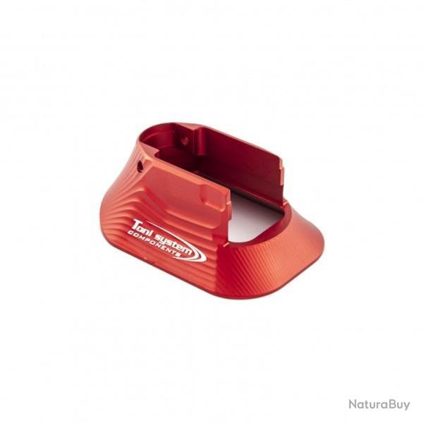 Magwell ouvert en aluminium pour petit ch�ssis Tanfoglio - Rouge - TONI SYSTEM