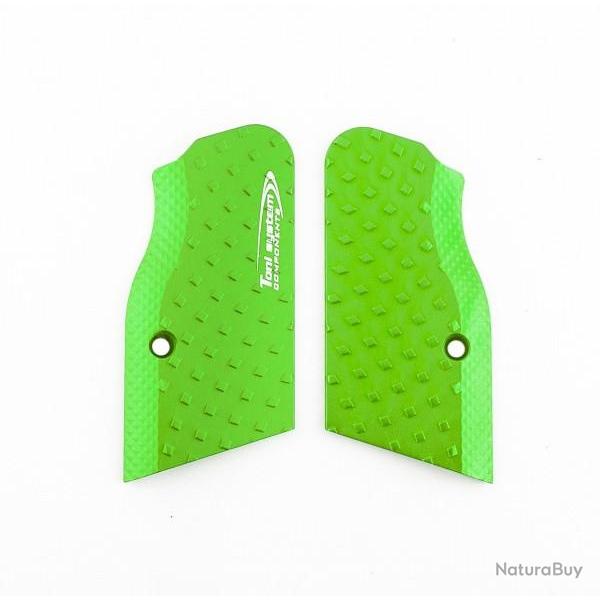 Poign�es courtes Vibram - cadre large pour Tanfoglio - Vert - TONI SYSTEM