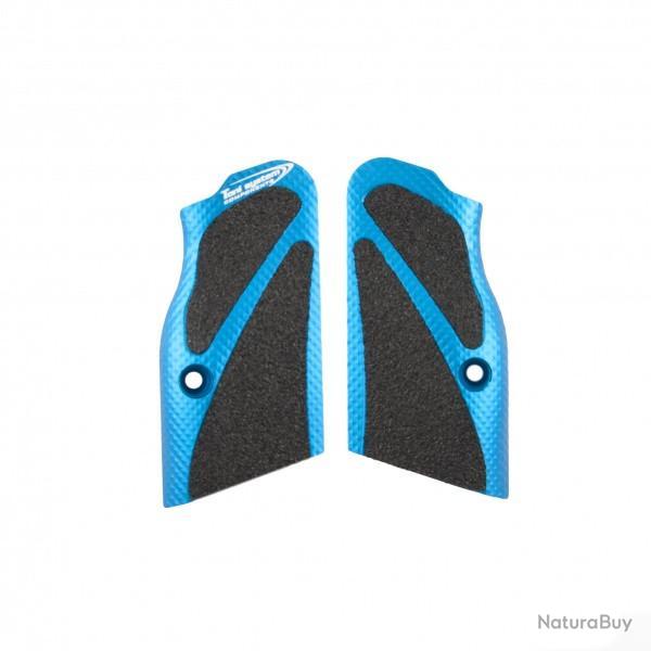 Poign�es courtes 3D - petit cadre pour Tanfoglio - Bleue - TONI SYSTEM