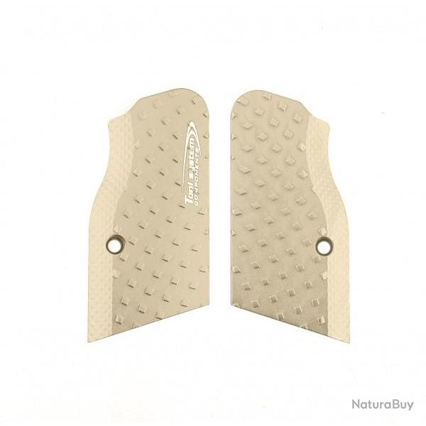 Poign�es courtes Vibram - petit cadre pour Tanfoglio - Sable - TONI SYSTEM