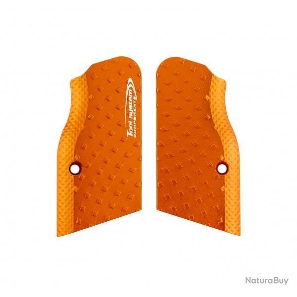 Poign�es courtes Vibram - petit cadre pour Tanfoglio - Orange - TONI SYSTEM