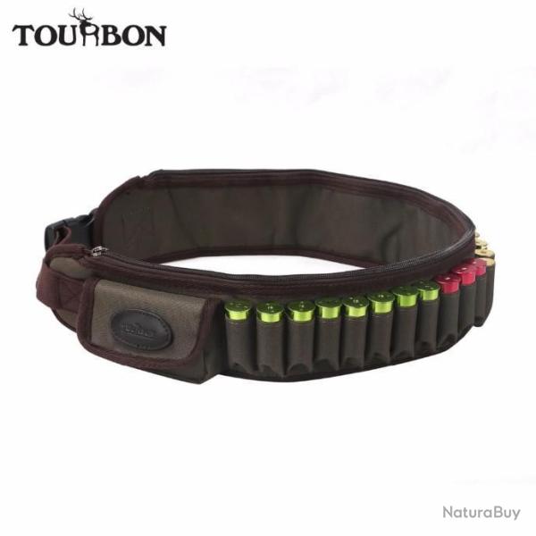 Cartouchi�re TOURBON pour Calibres 12 - 24 Balles avec 2 Pochettes + Poche LIVRAISON GRATUITE