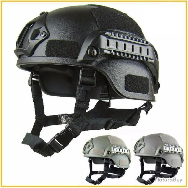 Casque de Protection Airsoft - 4 Couleurs - Taille Unique US ARMY Jeu Plein Air Militaire