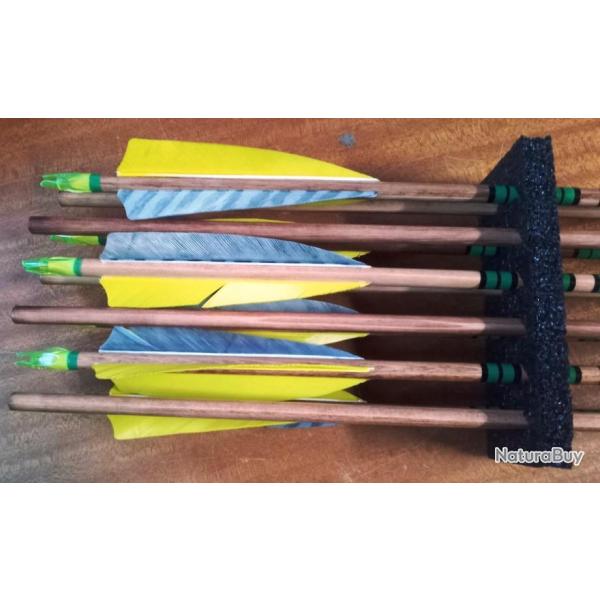 FLECHE BOIS PREMIUM CEDRE 45/50#-11/32"-JJBt