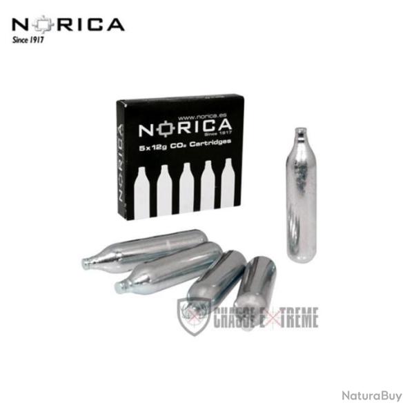 5 Cartouches de CO2 NORICA pour Pistolet