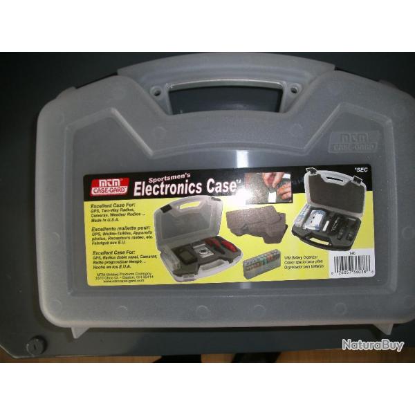 MALETTE PVC MTM MOUSSE PREDECOUPEE POUR ARMES DE POING OU PRODUITS ELECTRONIQUES