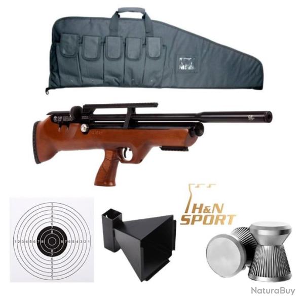 PACK-2 PCP CARABINE HATSAN FLASHPUP Avec Mod�rateur de Son. Cal. 5,5  mm  19,9 joules