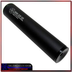 Silencieux pour 222/223 rem SKM 220 SD avec coupelles en acier et filetage M14X1.00