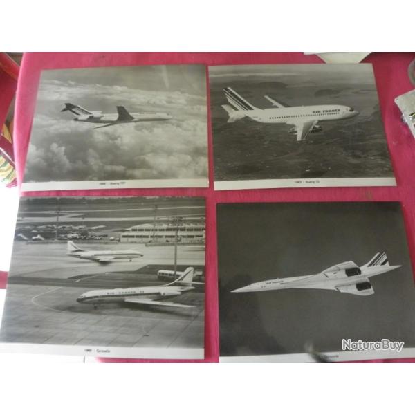 4 vintage photo air france. 2