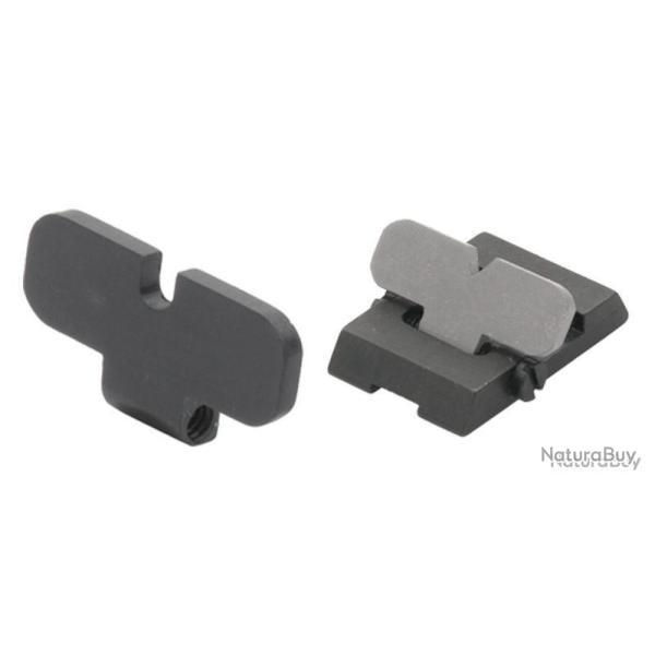 Hausse rabattable pour tir  balles en fusil canons lisses cran U - LPA - ref : TS032