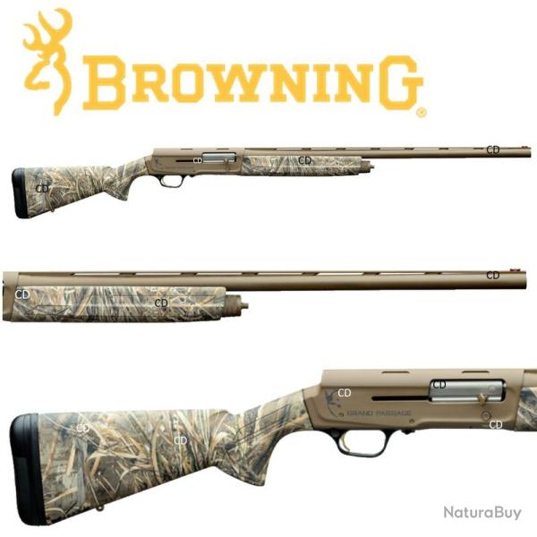 Fusil semi-automatique BROWNING A5 GRAND PASSAGE MAX 5 calibre 12/89