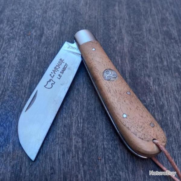 Couteau R�gional L ARMOR par LE SABOT Manche en Bois