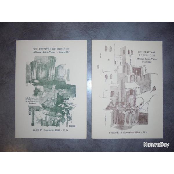 GEORGES POINT ABBAYE SAINT-VICTOR XX�me FESTIVAL DE MUSIQUE MARSEILLE 1986