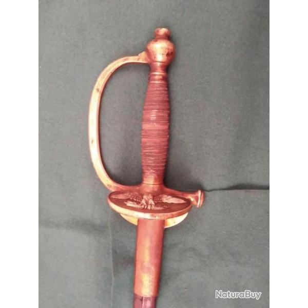 Ep�e  Francaise  d�uniforme  mod�le 1816  possiblement de 1852