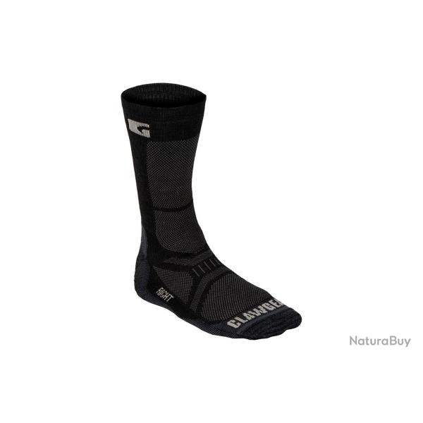 Clawgear Merino Crew Socks Noir 36-38