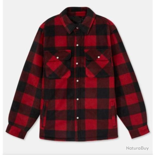 SURCHEMISE � CARREAUX ROUGE "CHAMPION" T3XL