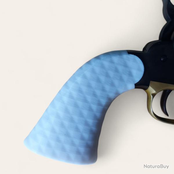 Plaquettes Remington 1858 Pietta texture molet�e blanc