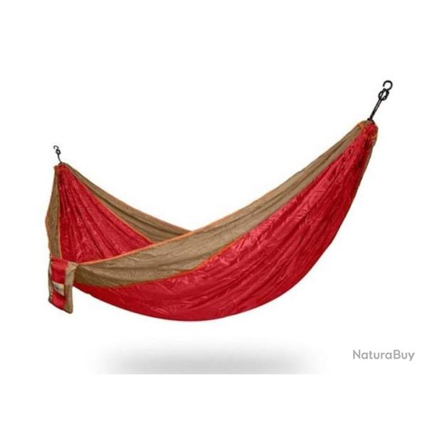 Hamac Toile De Parachute Poids Mini Ne Prend Pas De Place Dans Vos Bagages Hammock simple Rouge