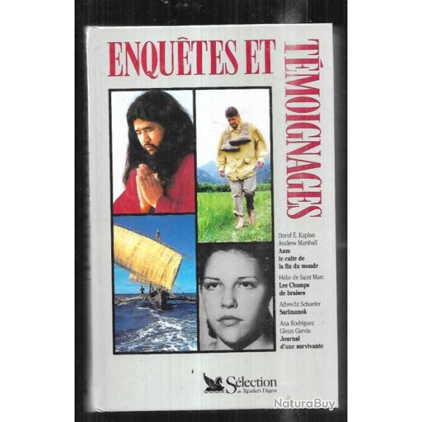 enqu�tes et t�moignages les champs de braises , journal d'une survivante cuba, sarimanok ,aum