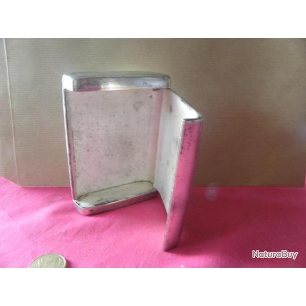 art deco m�dicale boite THERVAL MEDICAL tres lourd plaque d'argent usures a besoin d'un nettoyage