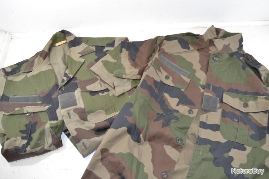 Lot Militaire Camouflage : Treillis, Sac à Dos, Chemises, Casquette - Idéal Pêche Chasse
