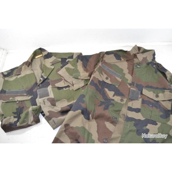lot x2 chemisette chemise sans manche Arm�e Fran�aise. Taille 37/38 Surplus militaire chasse airsoft