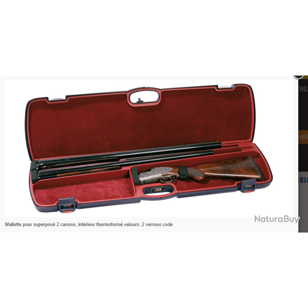 Mallette luxe pour  arme  2 canons...