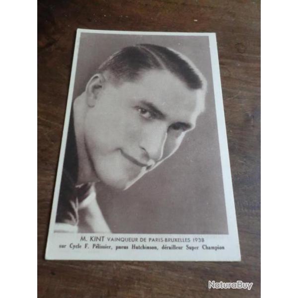 CP  SPORT M KINT  VAINQUEUR DE PARIS  BRUXELLES   1938