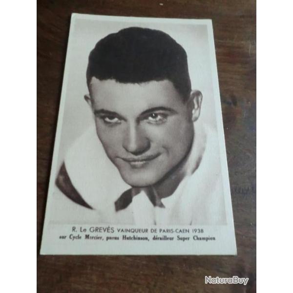 CP  SPORT  R LE GREVES   VAINQUEUR DE PARIS CAEN    1938