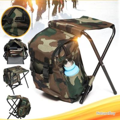 Sac à Dos Camouflage Homme - Léger, Spacieux, Pour Chasse, Pêche, Camping Et Randonnée