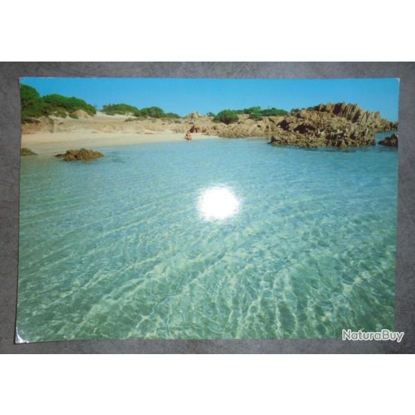 GRANDE CARTE POSTALE 30CM X 21CM ILE DE BUDELLI ITALIE