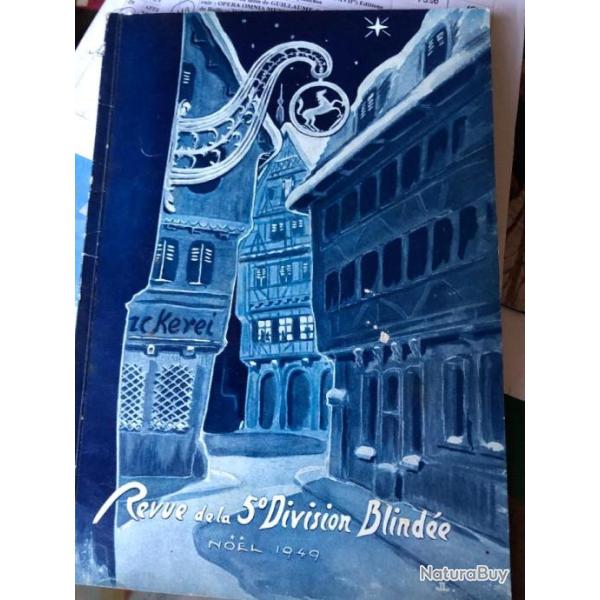 Revue de la 5�me Division Blind�e NOEL 1949 occupation Allemagne France 5�DB FFA 2� guerre mondiale