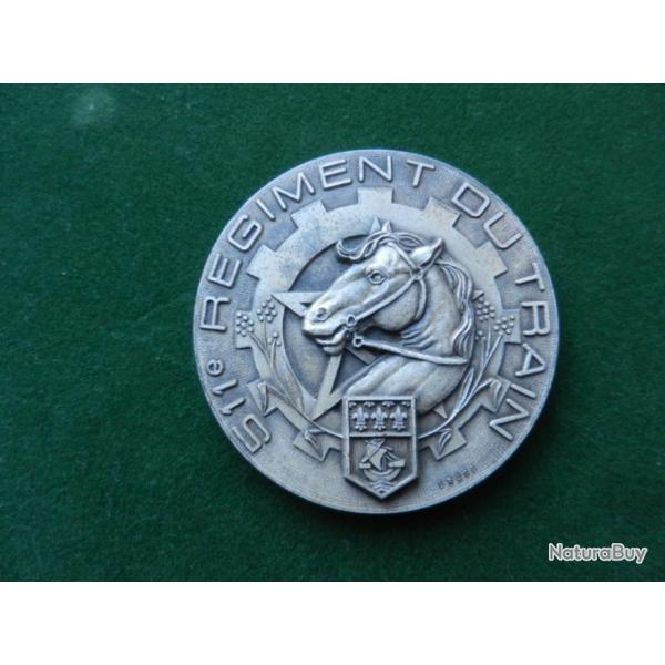 m�daille de table militaire 511�me r�giment du Train