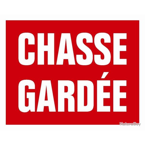 PANNEAU AU CHOIX chasse gard�e