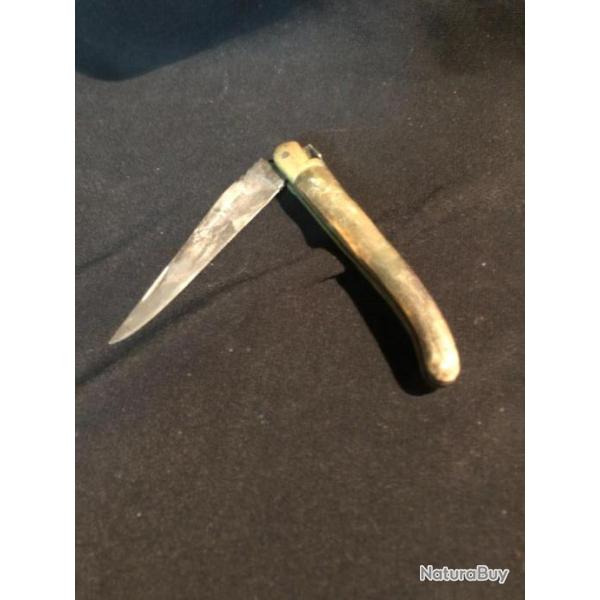 ancien laguiole G.DAVID 440 MANCHE EN CORNE