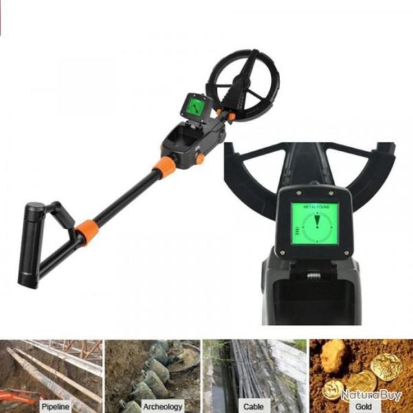 D�tecteur de M�taux � Manche MD1008A avec Ecran Digital Facile � Utiliser LIVRAISON OFFERTE
