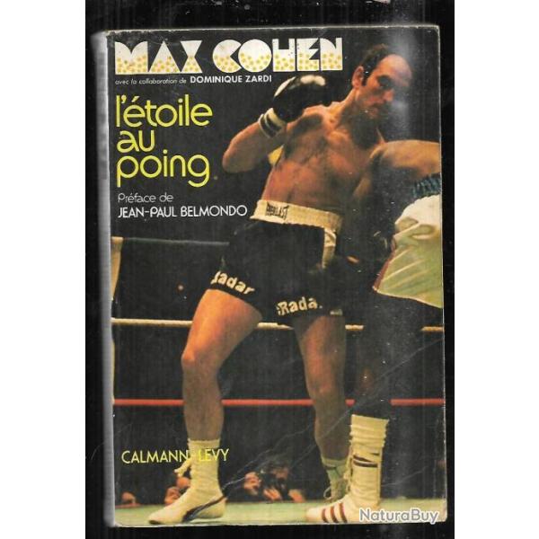 l'�toile au poing de max cohen pr�face de jean-paul belmondo boxe