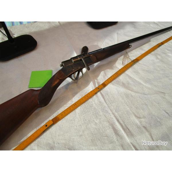 Belle carabine BUFFALO HUBERT cal 28 . acier une palme ..