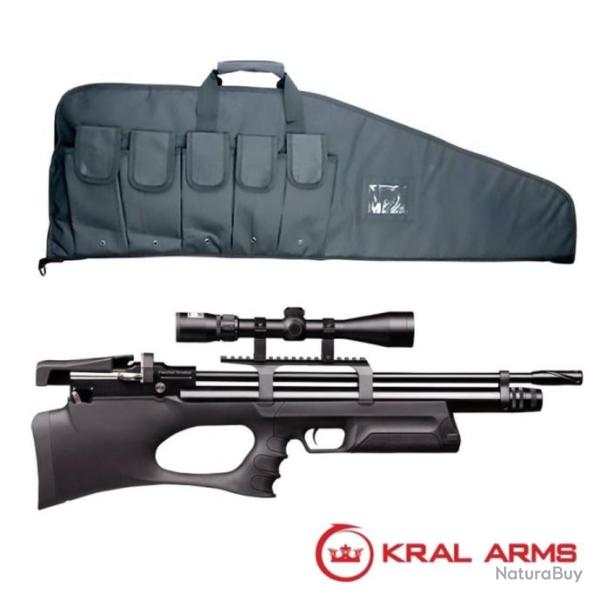 PACK-2 KRAL BREAKER SYNT. PCP 5,5mm ,19,9 joules+Lunette 3-9 x 40+�tui de protection VID�O PUISSAN.