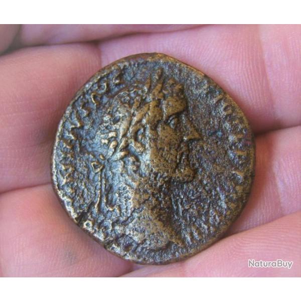 MAGNIFIQUE MONNAIE ANCIENNE DE L'EMPEREUR DE ROME ( ANTONINUS PIUS )PERIODE 96--235- TB- ETAT