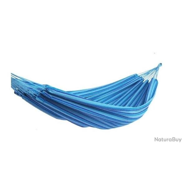 Hamac Simple Bleu  Confortable et stable il convient aux grands comme aux enfants.