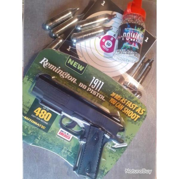 Pack pistolet Crosman  1911 � billes... plus housse.