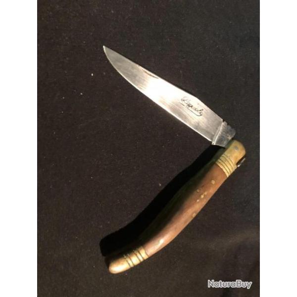 couteau pliant laguiole manche bois a nettoyer