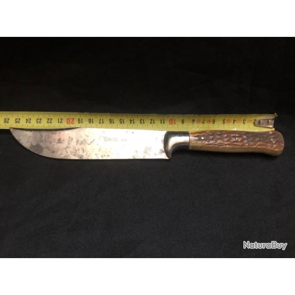 couteau de chasse sabatier acier fondu