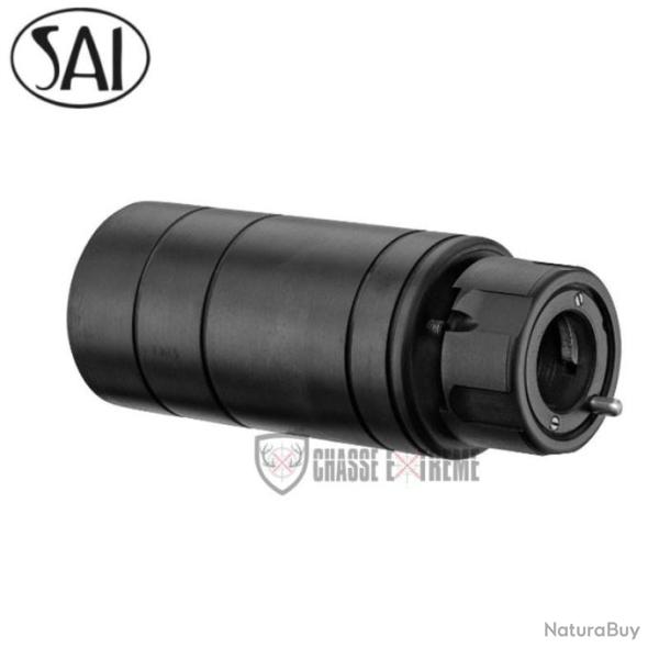 Silencieux SAI M80CQS50 Cal 5.56 avec Fixation Qd pour Cache Flamme A2 13.5 cm