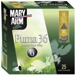 Boite de 25 cartouche Mary Arm Puma 36 cal. 12 / 70mm N&deg; 5 36G BJ