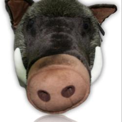 PELUCHE TETE DE SANGLIER