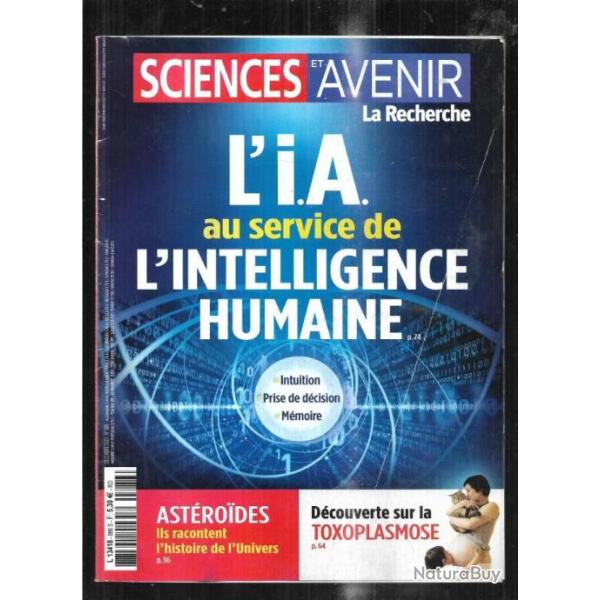 sciences et avenir 886 l'i.a. au service de l'intelligence humaine , toxoplasmose, ast�roides,