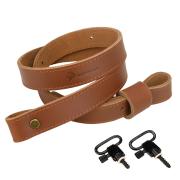 Élingue De Transport Pour Fusil Wayne's Dog - Cuir Et Toile, Réglable, Pour Chasse/tir