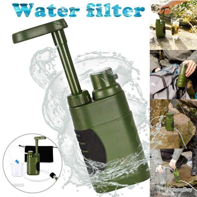 Purificateur D'eau Portable – Pompe Filtrante Pour Extérieur Et Survie